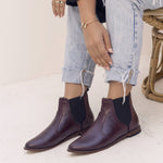 Burgundy Chelsea Boots