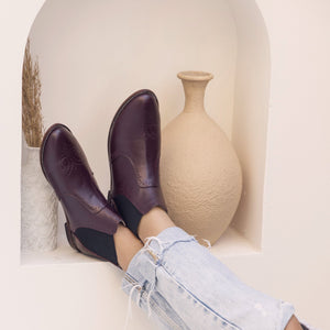 Burgundy Chelsea Boots